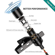Load image into Gallery viewer, PoP voice Professional Lavalier Microphone with TRRS Y Splitter for iPhone Android PC YouTube Interview Video