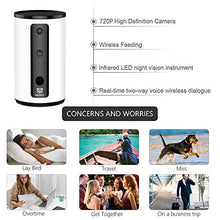 Load image into Gallery viewer, WOpet Smart Pet Camera:Dog Treat Dispenser, Full HD WiFi Pet Camera with Night Vision for Pet Viewing,Two Way Audio Communication Designed for Dogs and Cats,Monitor Your Pet Remotely