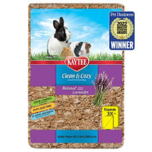 Load image into Gallery viewer, Kaytee Clean & Cozy Natural Bedding with Lavender for Pet Guinea Pigs, Rabbits, Hamsters, Gerbils, and Chinchillas, 49.2 Liters