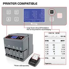 Load image into Gallery viewer, Cassida C300 Professional USD Coin Counter, Sorter and Wrapper/Roller | 35% Faster Wrapping Coins with Quickload Technology | 300 Coins/Minute | Printing-Compatible | Includes 5 Wrapper Sets