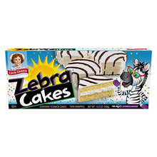 Load image into Gallery viewer, Little Debbie Zebra Cakes, 10 Twin-Wrapped Cakes, 13.0 oz Box, Pack of 0ne (1)