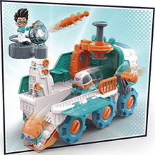 Load image into Gallery viewer, PJ Masks Romeo Bot Builder Preschool Toy, 2-in-1 Romeo Vehicle and Robot Factory Playset with Lights and Sounds for Kids Ages 3 and Up