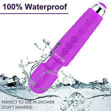 Load image into Gallery viewer, Powerful Vibrate Wand Massager with 20 Magic Vibration Modes Whisper Quiet Waterproof Personal Handheld Cordless for Neck Shoulder Back Body Massage Sports Recovery & Muscle Aches