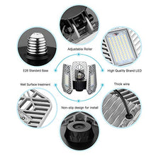 Load image into Gallery viewer, LZHOME LED Garage Lights, Deformable LED Garage Ceiling Lights 9000 Lumens, 82W CRI 80 Led Shop Lights for Garage, Adjustable Garage Lights, Led Garage Lighting (No Motion Activated) (1-Pack)