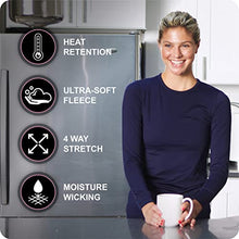 Load image into Gallery viewer, Thermajane Thermal Shirts for Women Long Sleeve Winter Tops Thermal Undershirt for Women (White, X-Large)