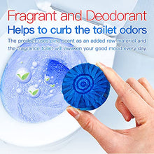 Load image into Gallery viewer, Automatic Toilet Bowl Cleaner Tablets Bathroom Toilet Tank Cleaner,Blue Toilet Bowl Bubbles,Strong Detergent Ability,Long-lasting 300 brushes,Mild Fresh Pine Scent(18 Pack)