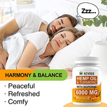 Load image into Gallery viewer, 2 Pack Hemp Oil Softgel Capsule with Turmeric and Bioperine - 120 Cts