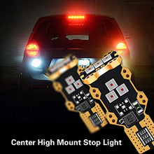Load image into Gallery viewer, LASFIT 921 912 W16W LED Third Brake Center High Mount Stop Light Bulbs, Red Light, Plug&Play