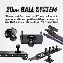 Load image into Gallery viewer, Metal Series 2015-2020 Ford Compatible F150 & 2017+ F250/F350 - Universal Dual 20mm Ball Dash Phone Mount (13th Generation)