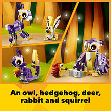 Load image into Gallery viewer, LEGO Creator 3in1 Fantasy Forest Creatures 31125 Building Kit Featuring an Owl, Rabbit and Squirrel; Animal Toys for Kids Aged 7+ Who Love Creative Fun and Animal Models (175 Pieces)