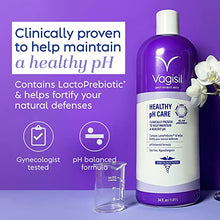 Load image into Gallery viewer, Vagisil Healthy pH Care Daily Intimate Feminine Wash for Women, Gynecologist Tested & Hypoallergenic, 34 Fl Oz (1L)