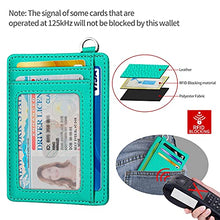 Load image into Gallery viewer, EcoVision Slim Minimalist Front Pocket Wallet, RFID Blocking Credit Card Holder Wallet with Detachable D-Shackle for Men Women