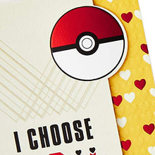 Load image into Gallery viewer, Hallmark Pokémon Love Card or Anniversary Card (I Choose You)