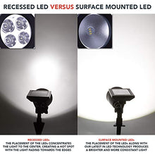 Load image into Gallery viewer, Sterno Home GL40460 Outdoor Solar LED Black Light Kit, Ground or Wall Mountable, Landscape Waterproof Security Lighting with Adjustable Spotlight for Patio, Porch, Deck, Garden, Pool - 2 Pack