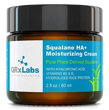 Load image into Gallery viewer, Pure Plant-Based Squalane HA+ Moisturizing Cream with Hyaluronic Acid – Organic ECOCERT Approved USDA Certified Squalane Derived from Sugarcane – Best Moisturizer For Face, Body & Skin - 2 fl / 60 ml