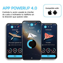 Load image into Gallery viewer, POWERUP 4.0 The Next-Generation Smartphone Controlled Paper Airplane Kit, RC Controlled. Easy to Fly with Autopilot & Gyro Stabilizer. For Hobbyists, Pilots, Tinkerers. STEM Ready with DIY Modular Kit