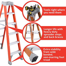 Load image into Gallery viewer, Louisville 6' Fiberglass Step Ladder
