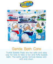 Load image into Gallery viewer, TruKid Bubble Podz for Baby, Refreshing Bubble Bath for Sensitive & Soft Skin, pH balanced for eye sensitivity, Enriched with Vitamin E, Aloe & Oatmeal, Yumberry Scent, All Natural Ingredients(8 Podz)
