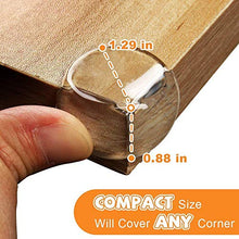 Load image into Gallery viewer, Corner Protector, Baby Proofing Table Corner Guards, Keep Child Safe, Protectors for Furniture Against Sharp Corners (12 Pack) by CalMyotis