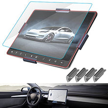 Load image into Gallery viewer, SUMK Model 3/Y Tempered Glass Screen Protector Model 3 Model Y 15" Center Control Touchscreen Car Navigation Touch Screen Protector Tempered Glass 9H Anti-Scratch and Shock Resistant for Model 3 Screen Protector Upgrade