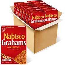 Load image into Gallery viewer, Nabisco Original Grahams, 12 - 14.4 Ounce Boxes (Pack of 12)