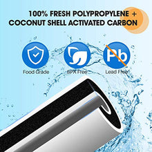 Load image into Gallery viewer, PUREPLUS 5 Micron 10" x 4.5" Whole House Sediment and Carbon Water Filter Replacement Cartridge for GE FXHTC, GXWH40L, GXWH35F, GNWH38S, Culligan RFC-BBSA, WRC25HD, PP10BB-CC, Pentek RFC-BB, 2Pack
