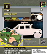 Load image into Gallery viewer, MasterPieces U.S. Army Real Wood Acrylic Paint & Craft Kit, Humvee, Dr. Toy'S 100 Best Winner, for Ages 4+, Assorted (21732)