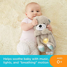 Load image into Gallery viewer, Fisher-Price Soothe 'n Snuggle Otter, Portable Plush Soother with Music, Sounds, Lights and Breathing Motion, Multi