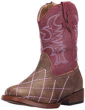 Load image into Gallery viewer, Roper Girls' Cross Cut, Brown, 7 Child US Big Kid