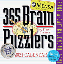 Load image into Gallery viewer, Mensa 365 Brain Puzzlers Page-A-Day Calendar 2021