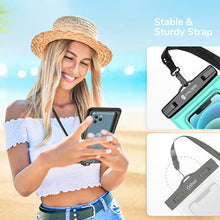 Load image into Gallery viewer, Syncwire Waterproof Phone Case, 2 Pack IPX8 Universal Waterproof Phone Pouch Underwater Dry Bag Compatible with iPhone 12 SE2 11 Pro XS Max XR X 8 7 6s Plus Galaxy S10 S9 Note 10 Google Pixel Up to 7"