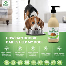 Load image into Gallery viewer, Doggie Dailies Bone Broth for Dogs, 16 FL OZ, Probiotics for Dogs to Support Proper Digestion & Bowel Health, Tasty Chicken Dog Bone Broth Recipe Nourishes Natural Gut Bacteria