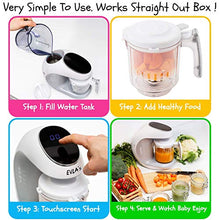 Load image into Gallery viewer, Baby Food Maker | Baby Food Processor Blender Grinder Steamer | Cooks & Blends Healthy Homemade Baby Food in Minutes | Self Cleans | Touch Screen Control | 6 Reusable Food Pouches