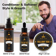 Load image into Gallery viewer, Beard Kit for Men Grooming & Care W/Beard Wash/Shampoo,2 Packs Beard Growth Oil,Beard Balm Leave-in Conditioner,Beard Comb,Beard Brush,Beard Scissor 100% Pure & Organic Beard Growth Kit