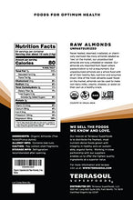 Load image into Gallery viewer, Terrasoul Superfoods Raw Unpasteurized Organic Almonds (Sproutable), 4 Pounds