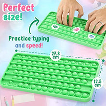 Load image into Gallery viewer, OleOletOy Bundle - 32 Fidget Toys Set with 1 Pop Push It Fidget Toy Bubble Keyboard, Its Jumbo Silicone Popper, Stress Balls for Kids, Teens, Adults, Stretchy Sensory Tool for ADHD, Autism, Anxiety