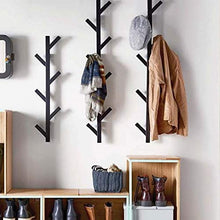 Load image into Gallery viewer, PREMIUM RACKS Coat Rack & Hat Rack - Modern Design - Wall Mounted - Stylish - (Black)