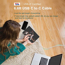 Load image into Gallery viewer, 20W USB C Charger for iPad Pro 12.9/11 inch 2021 2020 2018, iPad Mini 6, iPad Air 4, Google Pixel 6 6Pro 5 4 3 2 XL 3A 4A, LG, Galaxy, Fast Power Adapter Block, Wall Plug, Foldable, LED, 6.6ft Cable