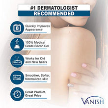 Load image into Gallery viewer, Vanish Silicone Scar Gel | Extra-strength Silicone Scar Removal Cream for Face, Body Stretch Marks, Keloid Scar, Acne Scar, C-Section and Surgical Scars | Old & New Scars, for Men and Women | 1oz
