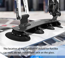 Load image into Gallery viewer, ROCKBROS Rooftop Bike Rack Sucker Quick Release Upright Bike Carrier for Car 1 Bike Black
