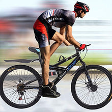 Load image into Gallery viewer, LODDD Adult Folding Mountain Bike - 26 Inch/High Carbon Steel Mountain Trail Bike Shimanos 21 Speed Gears Bicycle Full Suspension Frame Mountain Bicycle - US Stock