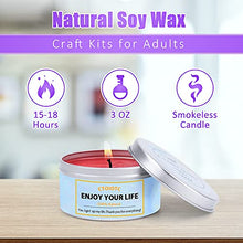 Load image into Gallery viewer, Candle Making Kit, Scented Candles Supplies DIY Gift for Kids, Adults, Beginners, DIY Craft Gift Kits Include Candle Melting Pot, Soy Wax, Centering Devices, Tins, Wicks, Stir Rod & More