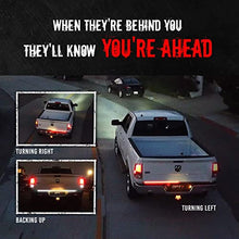 Load image into Gallery viewer, OPT7 60" Redline LED Tailgate Light Bar - TriCore LED - Weatherproof Rigid Aluminum No-Drill Install - Full Featured Reverse Running Brake Turn Signal