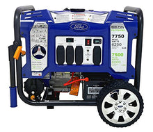 Load image into Gallery viewer, Ford 7,750W Portable Switch & Go Technology and Electric Start, FG7750PBE Dual Fuel Generator