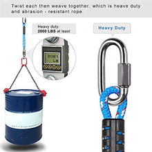 Load image into Gallery viewer, BeneLabel Poseidon Series Sewn Prusik Loops Ropes, Safety, 19", Diameter 2/5", 2 Pack, Blue