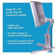 Load image into Gallery viewer, Carex Day-Light Classic Plus Bright Light Therapy Lamp - 10,000 LUX At 12 Inches - LED Sun Lamp Mood Light and Sunlight Lamp