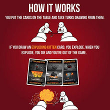 Load image into Gallery viewer, Exploding Kittens Card Game - Family-Friendly Party Games - Card Games for Adults, Teens & Kids