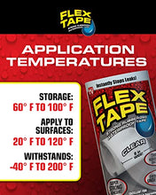 Load image into Gallery viewer, Flex Tape Rubberized Waterproof Tape, 8" X 5', Gray