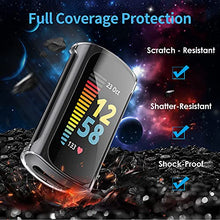 Load image into Gallery viewer, NANW 3-Pack Screen Protector Compatible with Fitbit Charge 5 (Not for Charge 4/3), TPU Rugged Bumper Case Cover All-Around Protective Plated Bumper Shell Accessories for Charge 5 Smartwatch