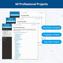 Load image into Gallery viewer, SunFounder Raspberry Pi Pico Starter Kit with 40 Projects Online Tutorials, MicroPython C Piper Make Code, One-Stop Learning Electronics and Programming for Raspberry Pi Arduino Beginners & Experts